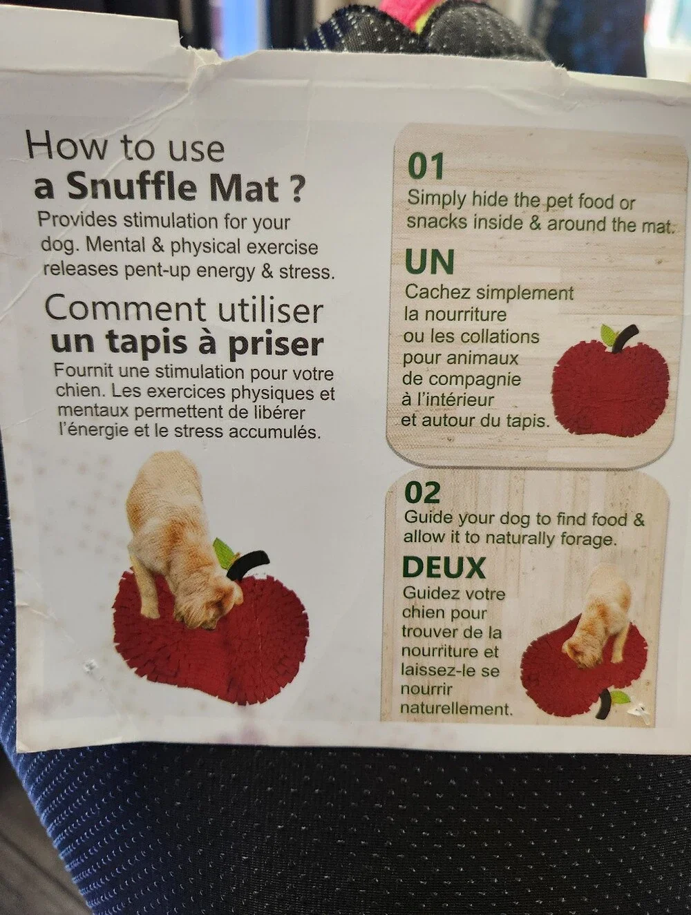 Snuffle Paly Mats for Pets Apple or Avocado NWT